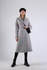 Women's maxi coat with a buckle. # 37