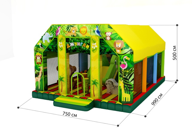 Авторские надувные батуты для бизнеса