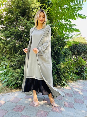 Сарафан с накидкой.