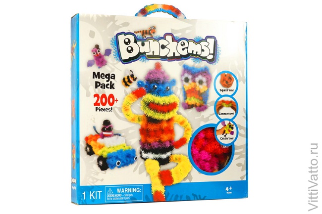 Bunchems 200+ Velcro Yapıcı Seti