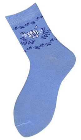 Носки женские (арт. 10с1) «Цветы»