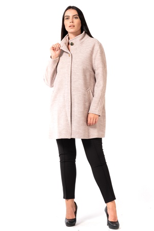 Büyük Beden Kaşe Hakim Yaka