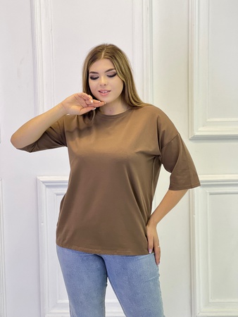 Футболка 013 табачно- коричневый