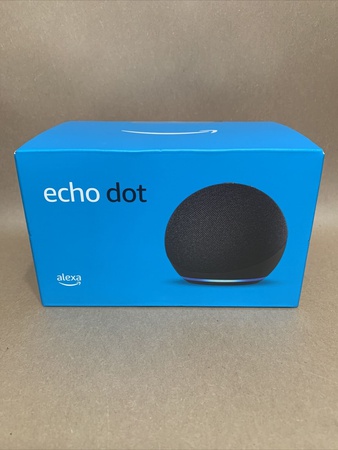 Amazon Echo Dot (4. Nesil) Alexa Kömürlü Akıllı Hoparlör - YEPYENİ ve Mühürlü