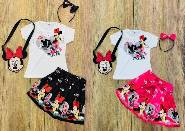 Kızlar için etekli tişört