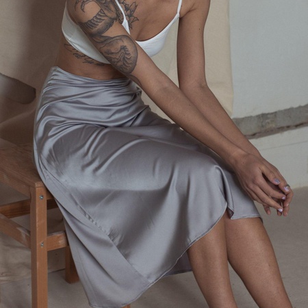 Юбки шелковые