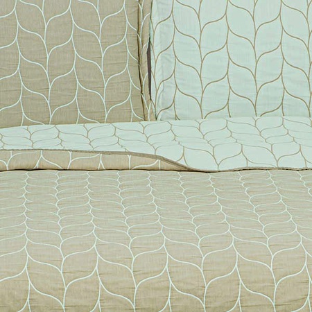 Покрывало Sapphire Leaf Double Face Beige