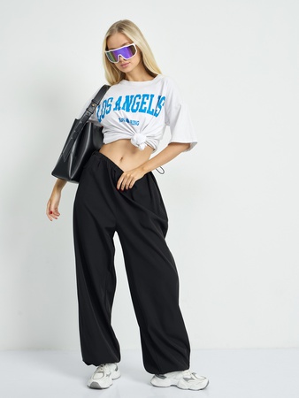 Штаны оверсайз спортивные