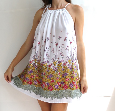 Сарафан на брителях короткий