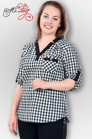 1298б блуза из штапеля размеры 56-60