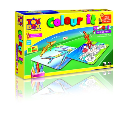 Транспорт - Многоразовая раскраска