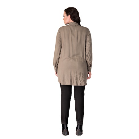 Хлопковая туника больших размеров