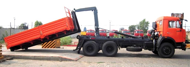 Бортовая европлатформа - сменное оборудование на грузовик