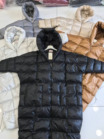 Женский дутый лёгкий пуховик