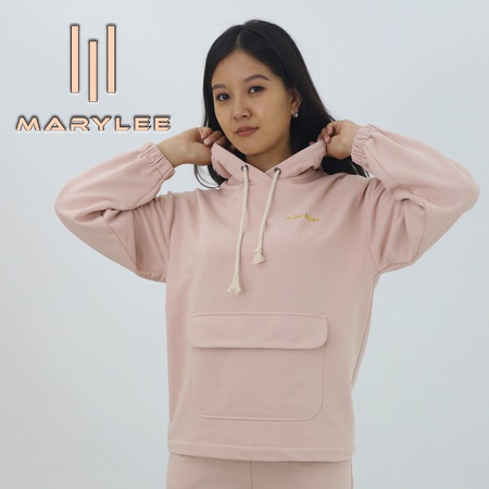 Wholesale knitted hoodies for women with print (click-print)