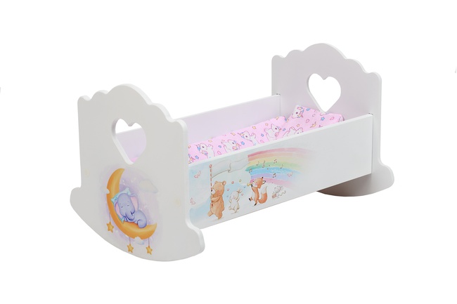 Cradle cot "Heart" 43cm