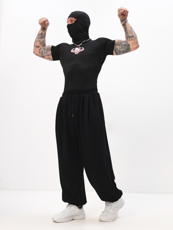 Штаны Тоджи укороченные широкие