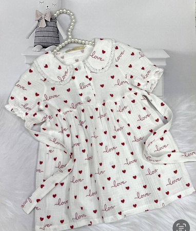 Муслиновое детское платье