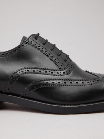 Стильные кожаные ОКСФОРДЫ туфли / полуботинки ручной работы MADE IN EUROPE