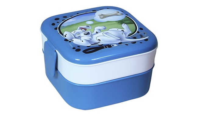 Контейнер д/обеда DISNEY (0,4+0,4л)  (М-Пластика)