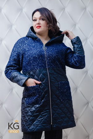 Пальто с капюшоном "Лоресса"