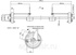 Ось тракторного прицепа ADR тормозная
