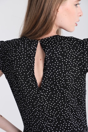 Платье миди с закрытой спиной