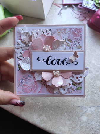 Открытки ручной работы 10*10