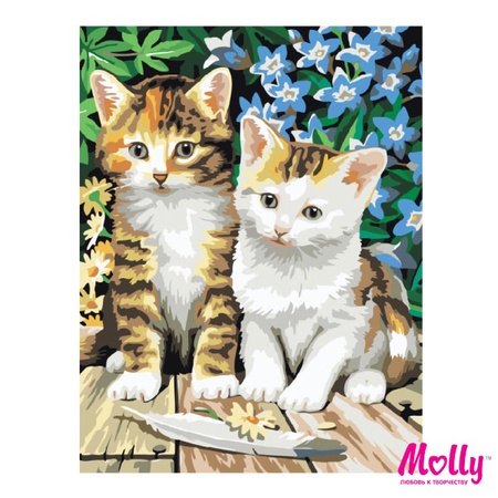 Картина по номерам Котята