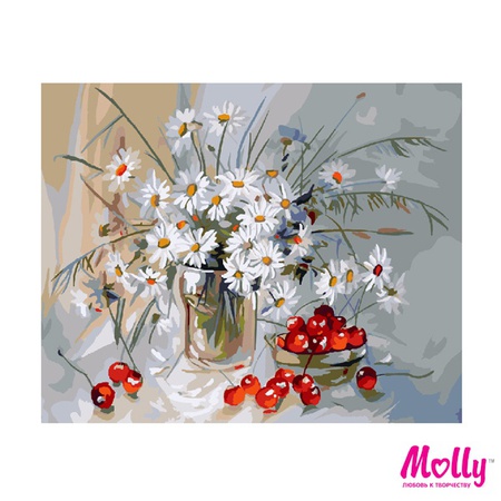Картина по номерам Букет ромашек