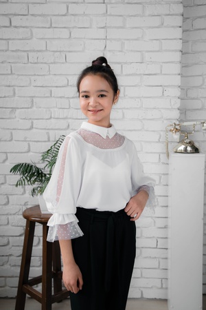 Школьная подростковая блузка