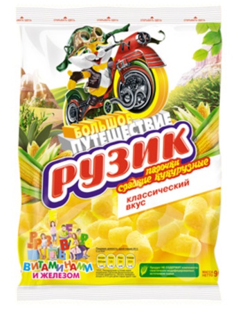 Klasik mısır çubukları 90 g, TM "RUZIK"
