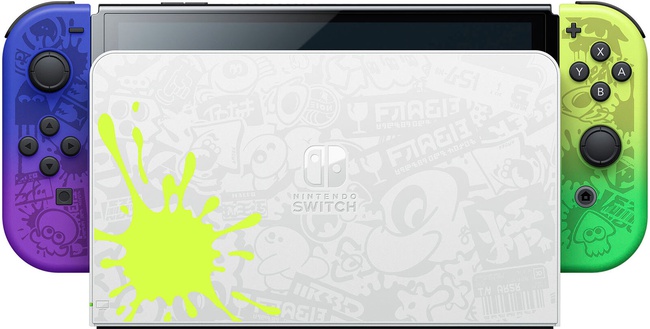 YENİ Nintendo Anahtarı OLED 64GB ÖZEL SLATOON 3 EDITION