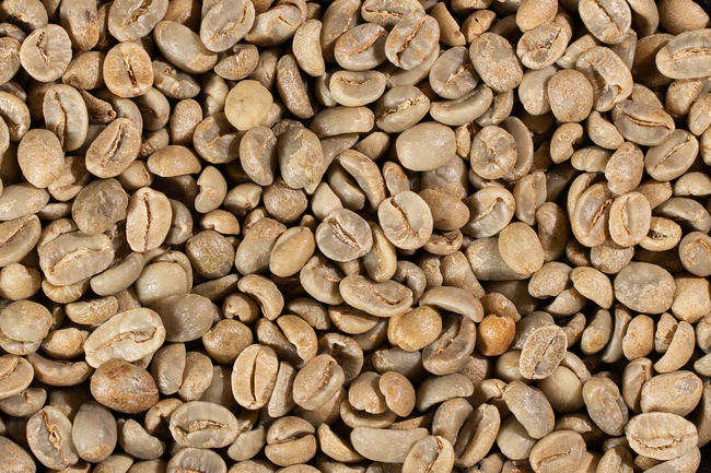 Kahve Çekirdekleri Yeşil Ve Kavrulmuş