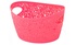 Корзинка 3л Кружево коралловая *15 (М-Пластика)