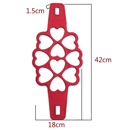 Krep, peynirli kek ve omletler için form Flippin fantastik 10&#39;u 1 arada silikon