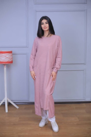 Платье-туника свободного кроя + Брюки