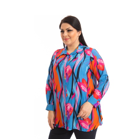 Büyük Beden Klasik Patlı Gömlek