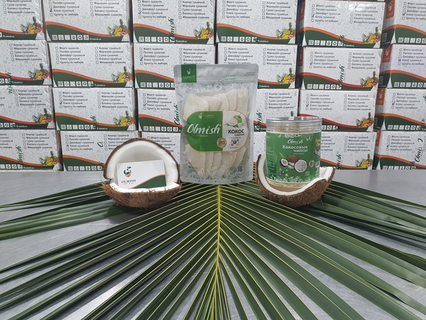 Сушеный Кокос. Сухофрукты с заводов OLMISH