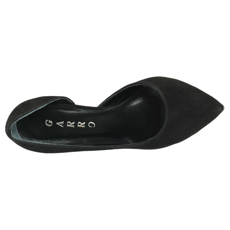 Женские туфли, натуральная замша <G1875>