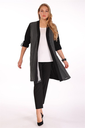 ДЛИННЫЙ КАРДИГАН В ПОЛОСКУ