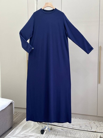 Базовое трикотажная тонкое платье