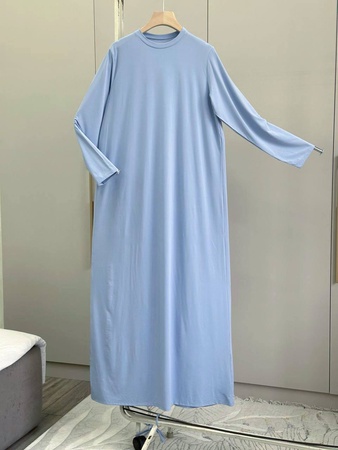 Базовое трикотажная тонкое платье