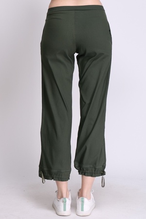 Pileli düğmeli paça