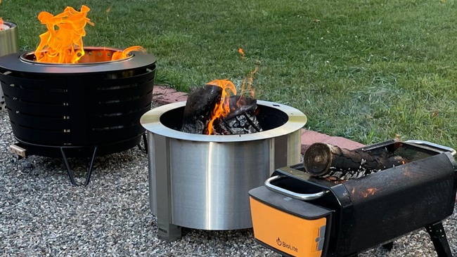 Biolite FirePit+,Blaze Professional 34-İnç, RT-2500 BFG Ahşap Pelet Izgara, Traeger 1300 Grill 5 Brülör