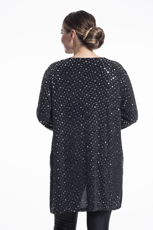 Кардиган с блестками