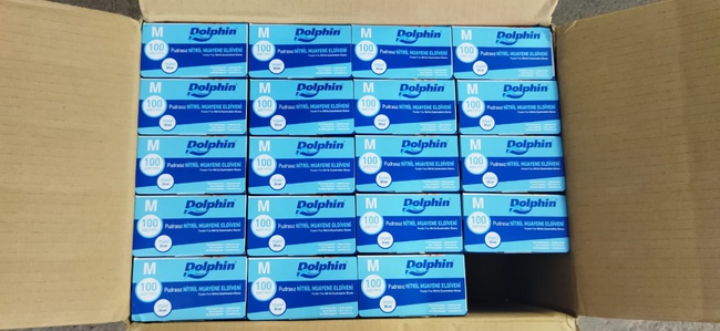 Dolphin нитриловые перчатки