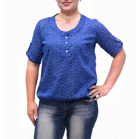 блузка марлевка на резинке