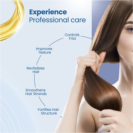 Yuthika Hair Oil - UltraCare Treatment 100ml for Dry, Damaged & Frizzy Hair - Light, Non-Sticky Oil for All Hair Types