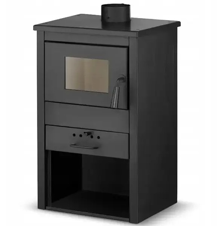 Стальная печь камин буржуйка Temosistem Kreka B1 9 kw